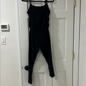 Beyond the Bump Black Strappy Jumpsuit